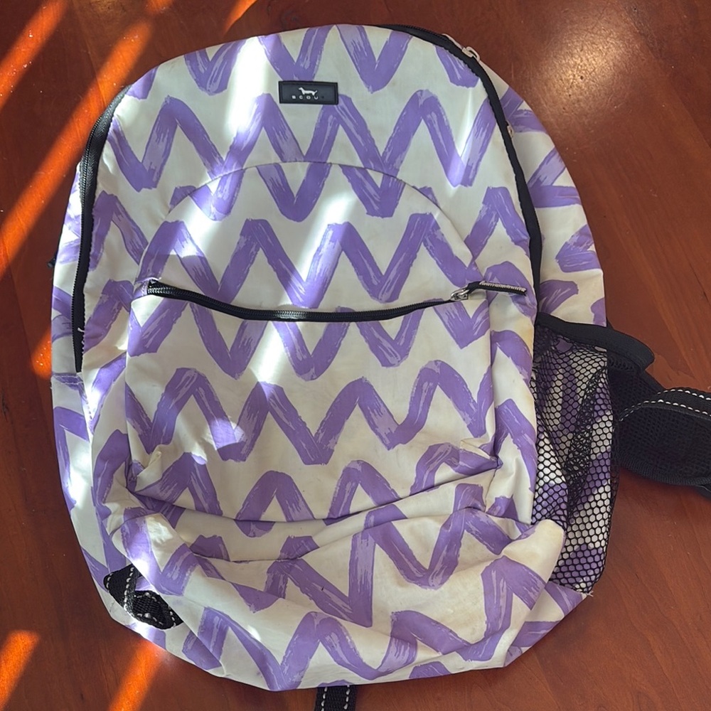 Scout Purple Zigzag Backpack